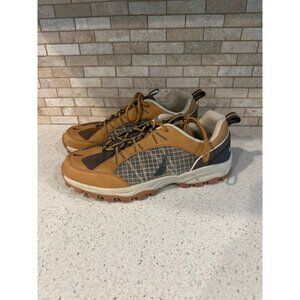 Nautica Yuri Breathable Low Hiker Caramel Tan Men Size 10